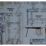 Schreibtisch 1960, Gesellenstück Entwurf und Fertigung in der Tischlerei der Matthias-Thesen-Werft Wismar