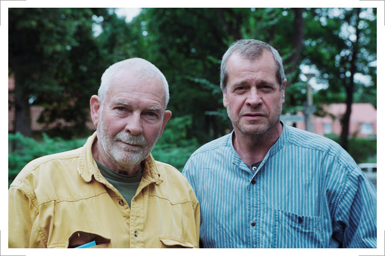 Jürgen Frenkel (rechts) mit Lutz Rudolph (links)