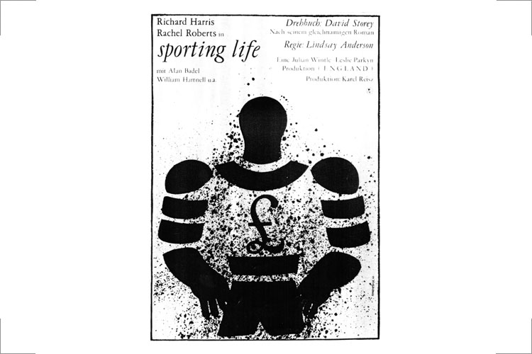 Handschick, sporting life, Filmplakat, 1967