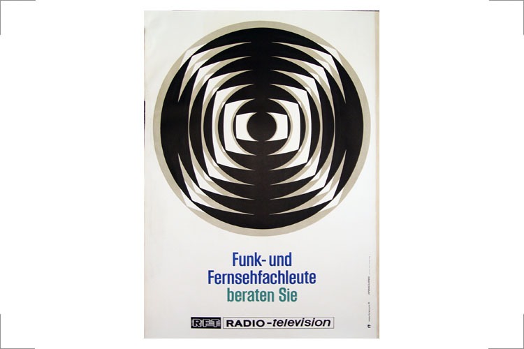 Jutta Damm-Fiedler, Plakat: Funk- und Fernsehfachleute beraten Sie, Offset, P0, 1970