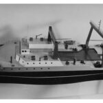 Fischereikatamaran 1967 Entwurf: Dr. Ruchstein, F. Wulsten, Institut für Schiffbau Modellbau: Böhme, Auftraggeber: Volkswerft Stralsund