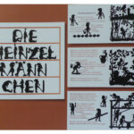 „Die Heinzelmännchen“, Scherenschnitt, VEB Postreiter Verlag Halle, 1987