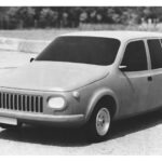 11 Gestaltungsentwurf Wartburg 360 als Stufenheck, für Automobilwerk Eisenach (AWE), 1973 Plastilin-Modell M 1:5, Foto: Bernd Heyden