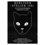 Handschick, Berliner Atelier 1981 Kunsthandwerker Formgestalter Ausstellungsplakat, 1981 Ausstellungszentrum am Fernsehturm 1981/82