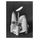 14 Günter Reißmann, Menage, Modell (Holz) für Polystyrol, 1961, Institut für Entwurf und Entwicklung der Hochschule Halle. Presswerk Ottendorf-Okrilla (Foto: K.A. Harnisch)