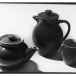Kantner Lieselotte Kaffee- und Teekanne mit Trinkpott, Hersteller: Keramische Werkstätten Bürgel, undatiert