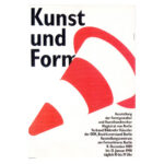 Handschick, Kunst und Form, Ausstellung der Formgestalter und Kunsthandwerker Ausstellungsplakat, 1989, Ausstellungszentrum am Fernsehturm Berlin 1989/90