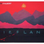 Jutta Damm-Fiedler, Plakat: Tieﬂand, Landestheater Altenburg, Siebdruck D&F, 1975, P1,