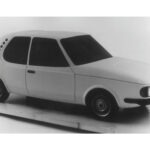 7 Stufenheck-PKW ZE 1100, für Automobilwerk Eisenach (AWE), 1972, Plastilinmodell M 1:5, Foto: Heinz Böhme