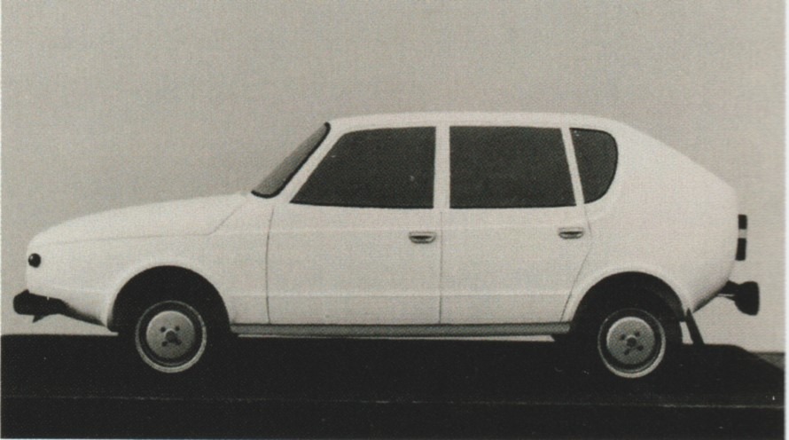 9 Fließheck-PKW ZE 1102 – Seitenansicht (aus: „technik in form – gestalter rudolf eberhard heinig“, Museum für Stadt- und Technik Ludwigsfelde 2022)